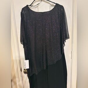Enfocus Studio Black Glitter Dress